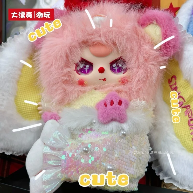 Genuíno bebê três singapura limitado 400% vinil caixa cega pingente bonito boneca figuras brinquedo surpresa aniversário dia das bruxas presentes da menina