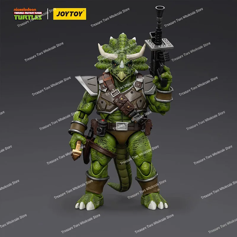 JOYTOY 1/18 TMNT Figure Captain Zorax Adjutant Zork Triceraton Infantryman Anime Action Figures Figurines Models Toys Gifts