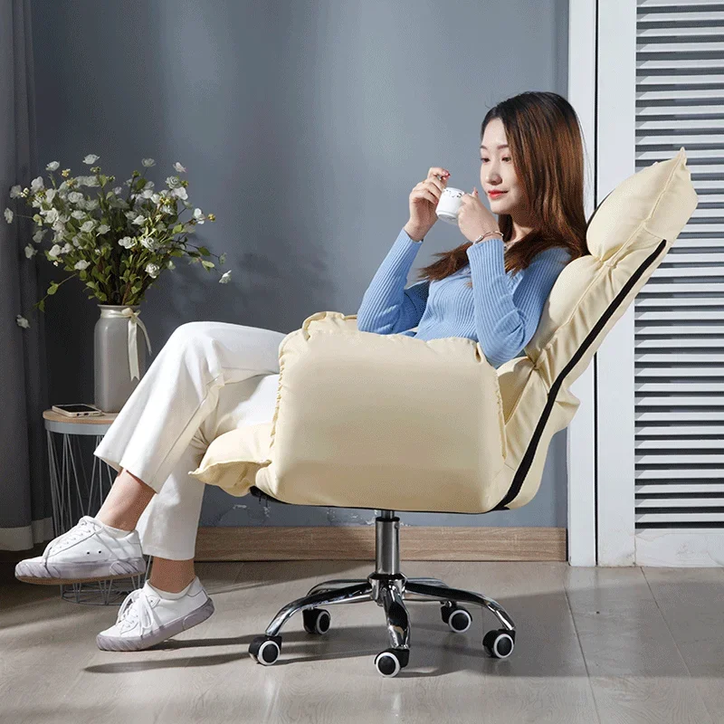 Home Computer Chair Bedroom Reclining Boss Backrest Adjustable Dormitory Girl Single