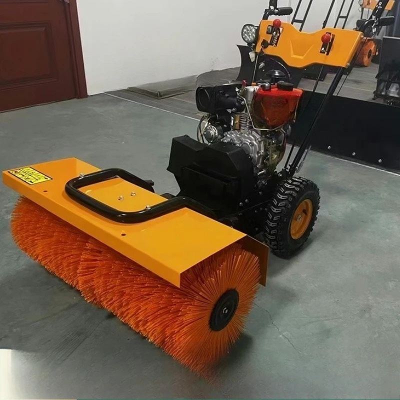 School community road snowplow Multi-functional road snow plow walk-behind snow plow