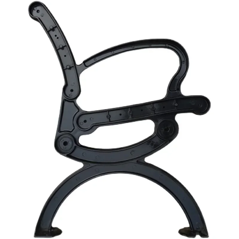 

Park Chair Feet Outdoor Bench Antiseptic Wood Solid Wood Plastic Wood Seat Iron Bench Foot Bar Chair Cast Aluminum Chair Foot