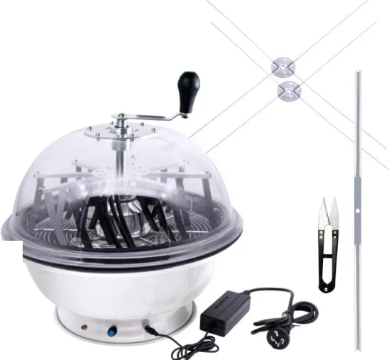 19-Inch Electric Bud and Leaf Trimmer with Clear Visibility Dome Twist Rotary Cut Leaf Bud Flower Hydroponic Plant