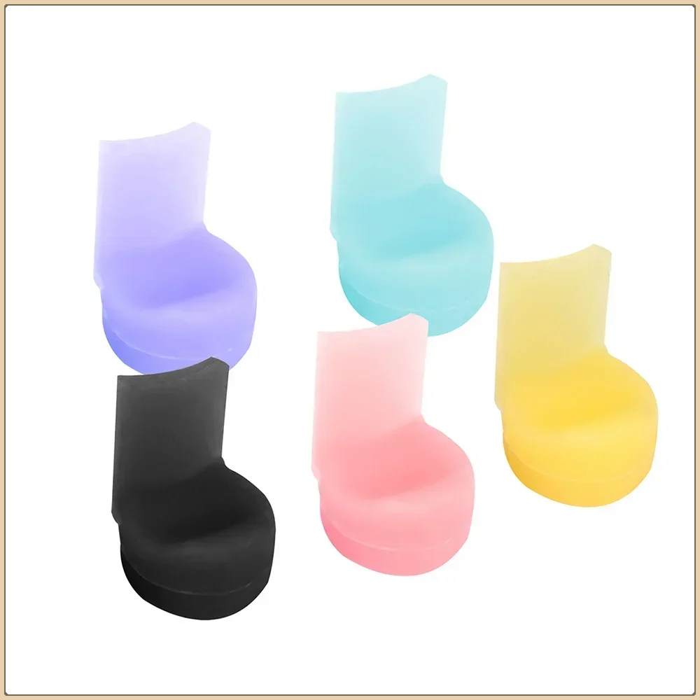 5 Teile/satz Silikon Daumen Pad Klarinette Langen Griff Daumen Pad Runde Farbe Daumen Pad Bläser Reparatur Instrument Zubehör & Teile