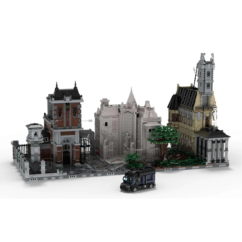 منتج جديد رائع MOC بنة نموذج 76300 تقنية توسيع اللجوء وحدات لعبة أطفال هدية مجموعة تجميع ذاتية الصنع #3