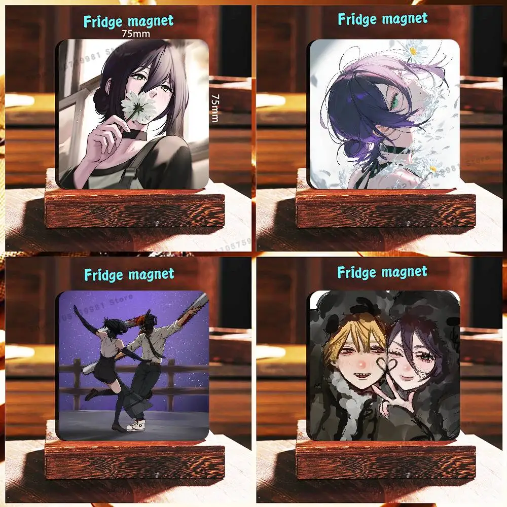 Anime Couple Denji Reze Refrigerator Magnets the Perfect Choice for Home Create Warm Cozy Home Decor Gifts
