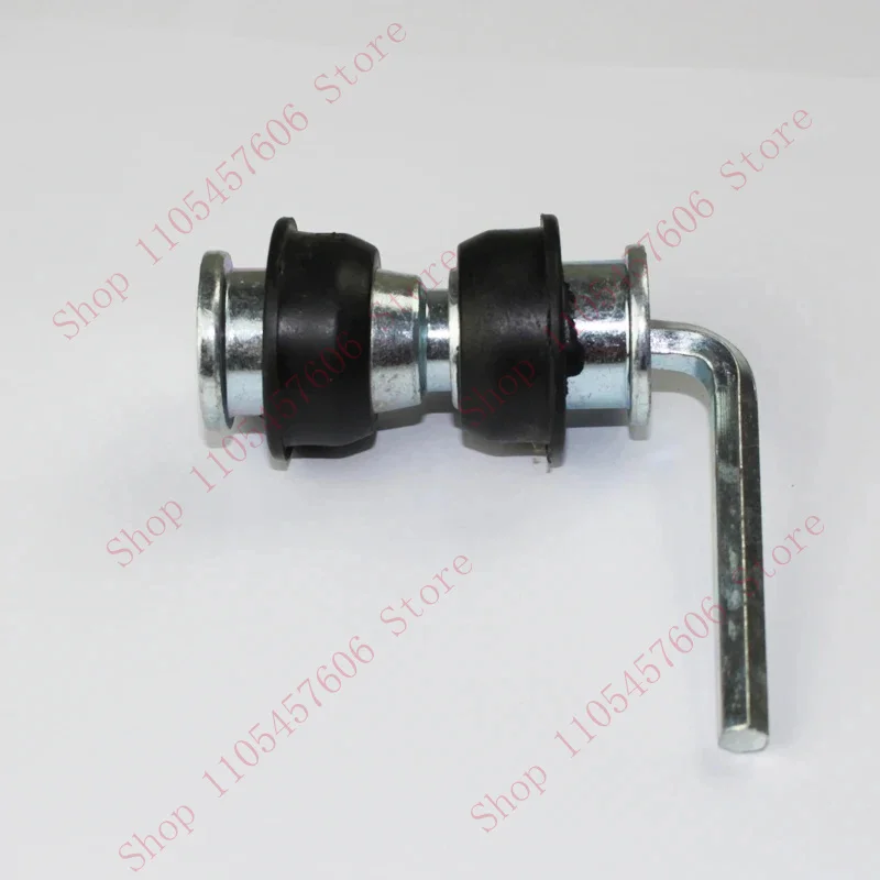 Shock Absorbing Frame Connector FOR MTB, Rubber Sleeve Movable Axle Lock Screws Bicycle Replacement Parts