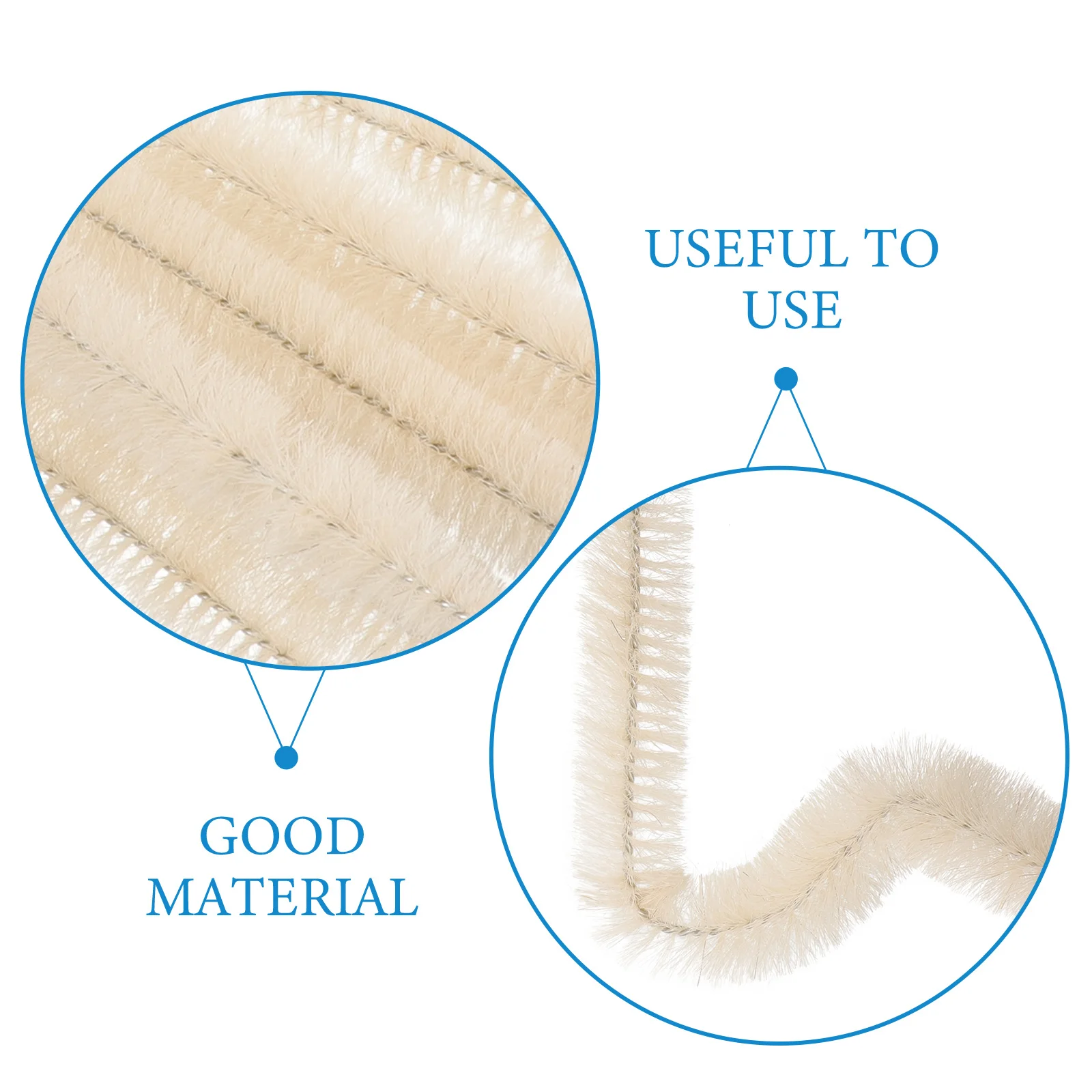 10 Pcs Straw Brush Tube Cleaner Cleaning Lab Brushes Pipette Scale Laboratory Wool Test