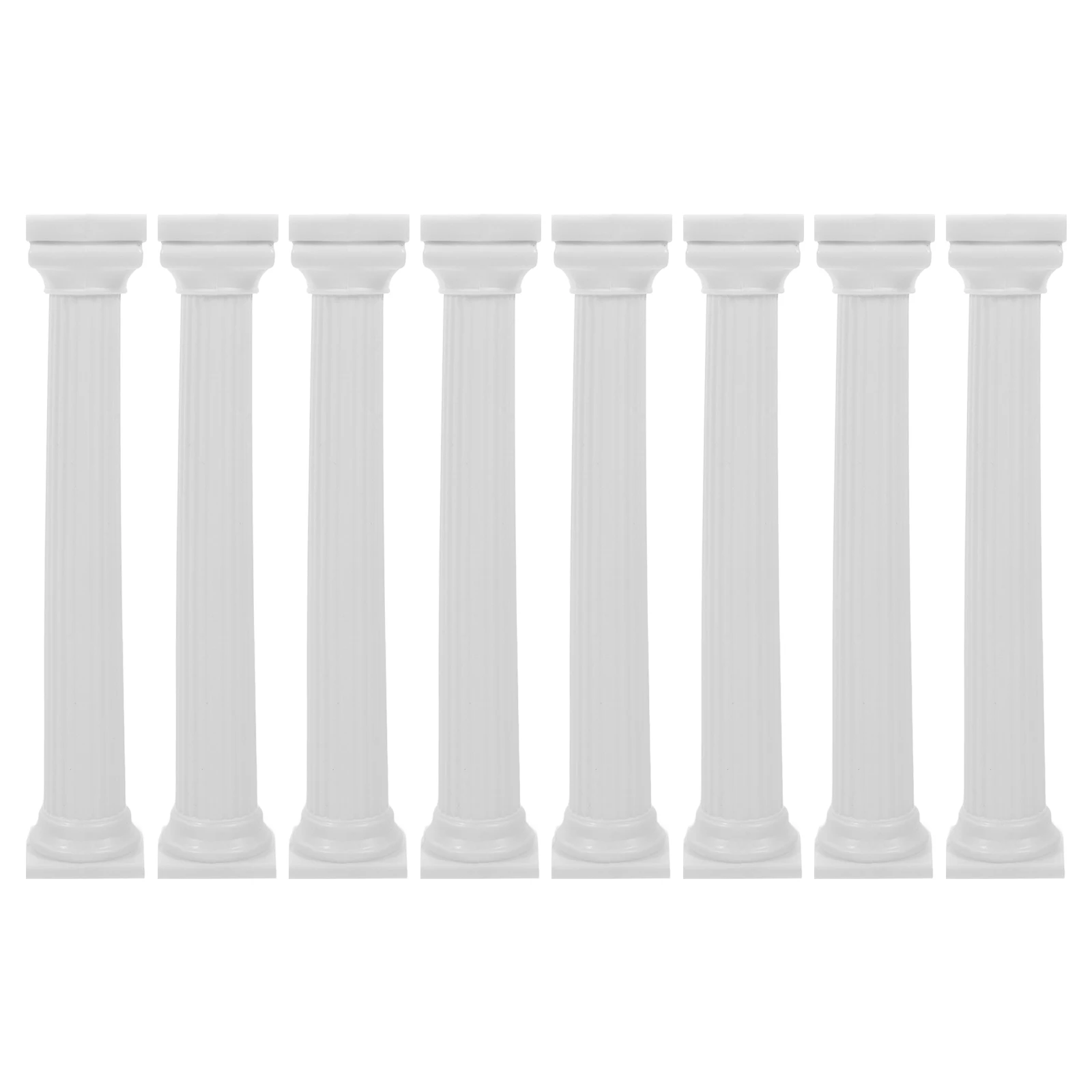 

8 Pcs Cake Support Rod Wedding Decor Columns Pillars Tall Stand Pedestal Decorating Large for Plastic Baby