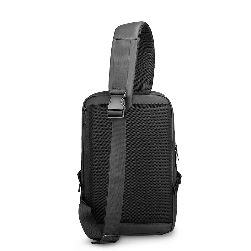 New product chest bag, large capacity 14 inch crossbody bag, men's fashionable business casual shoulder bag