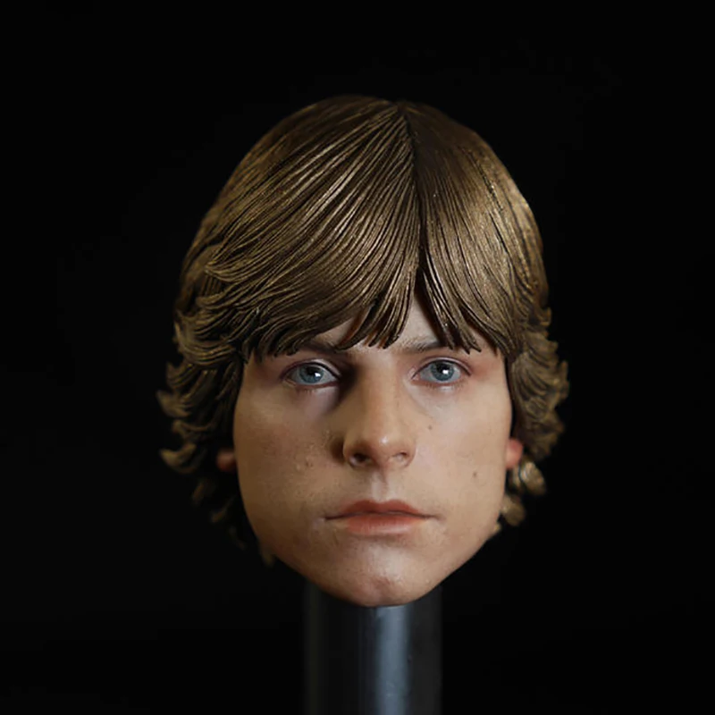 1/6 Luke Mark Hamill Head Sculpt Carving Model Fit 12 inch Male Soldier Action Figure Body for Hobby Collection