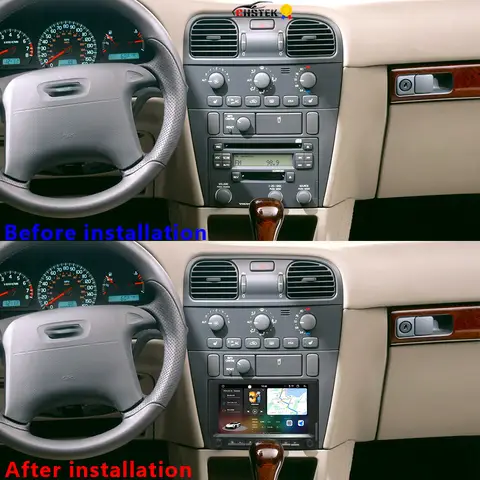 CHSTEK Android 13 For Volvo S40 V40 2000 2001 2002 2003 Car Radio Stereo Carplay Multimedia Navi GPS WIFI 4G Bluetooth Autoradio