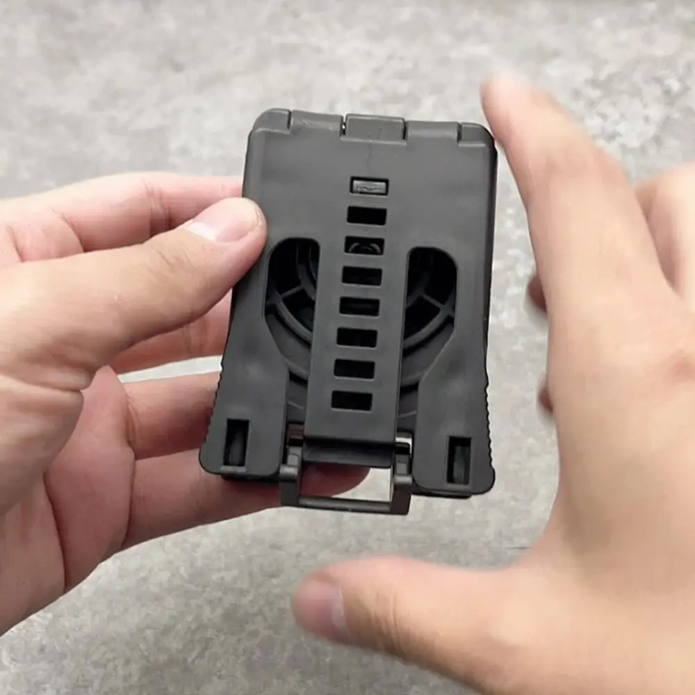 Clip da cintura grande Molle Rotazione di 360 gradi Fibbia a clip rapida in plastica a 8 marce Leggera con guaina per vite di montaggio Clip rapide