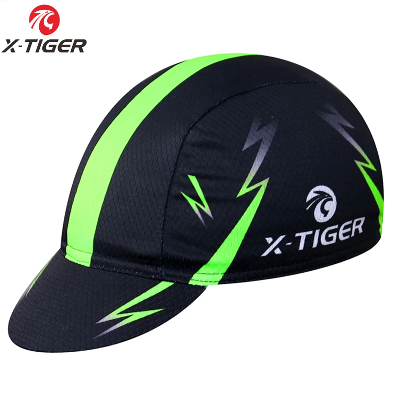 X-TIGER Riding Bright Green Outdoor Sport Bike Head MTB Bicycle Headwear Headband 100% Polyester Cycling Hats Bandana Pro Cap