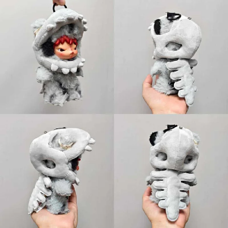 【Baby clothes only】Dinosaur skeleton head cover suitable for Dimoo Xiaowenyixing Renkexia Laibubu 15 cm dolls doll accessories