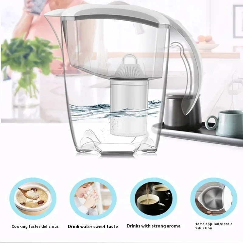 2025 new 2.5L Mineral Alkaline Water Pitcher Filter -  Long-Life Filters - Alkalizer Purifier Filtration System +pH -ORP