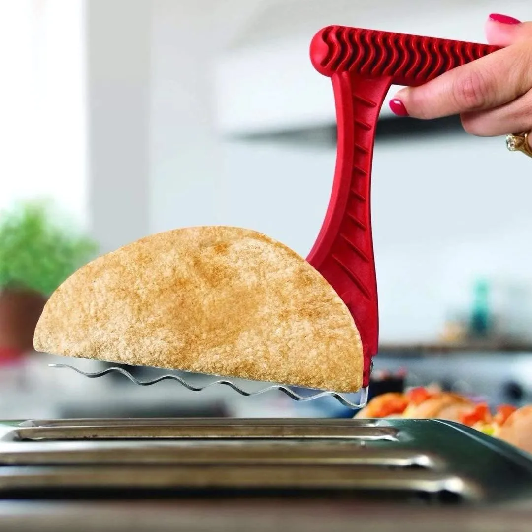 Mexico Taco Shell Makers with Taco Holder For Crispy Healthy and Fresh Tortilla Shells For All Standard Toasters Kitchen Tools