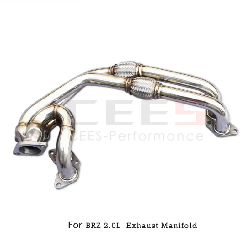 Section High flow Pipes branch downpipe Exhaust Pipe with for 86 GT86 FT86 Scion FR-S 2.0L