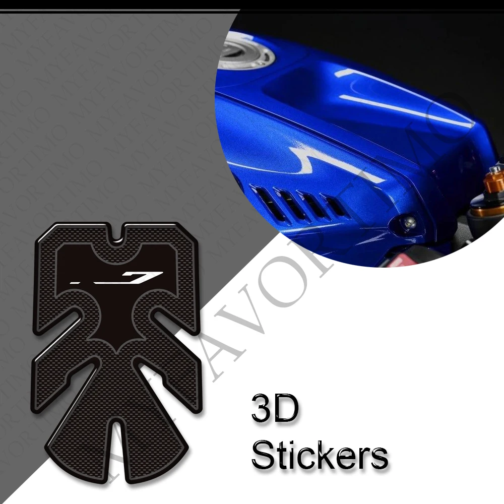 Motorcycle For YZF-R7 YZFR7 YZF R7 Tank Pad TankPad Cap Grips Gas Fuel Kit Knee Stickers Decals Protector Fairing Fender 2026