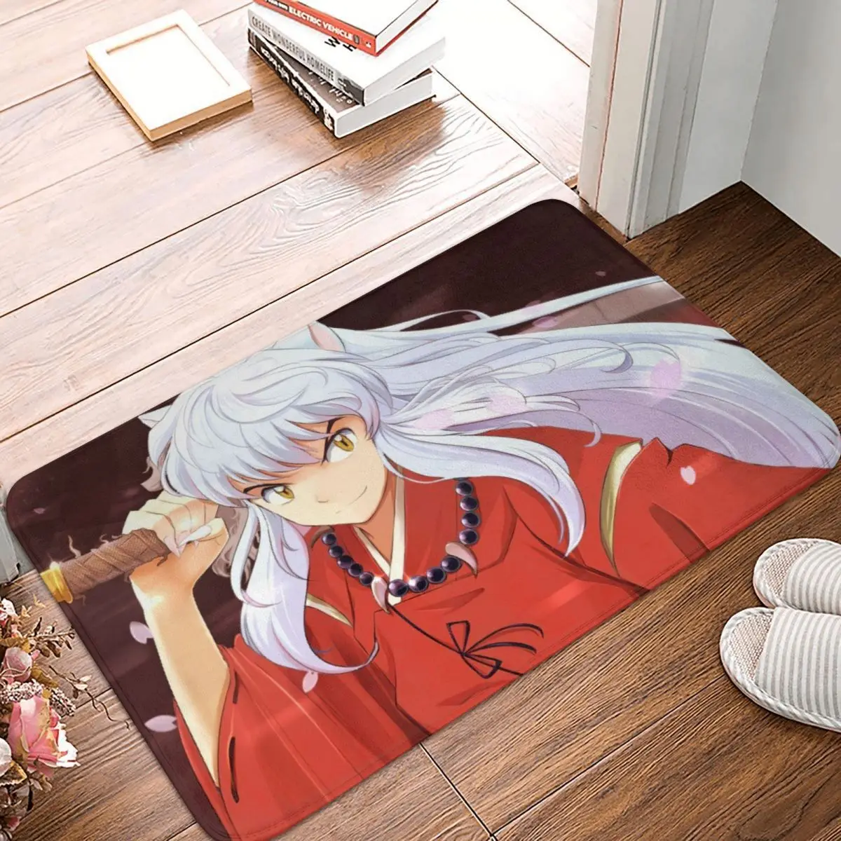 

Inuyasha Doormat Rug carpet Mat Footpad Bath mat Non-slip toilet Balcony Parlor durable Washable