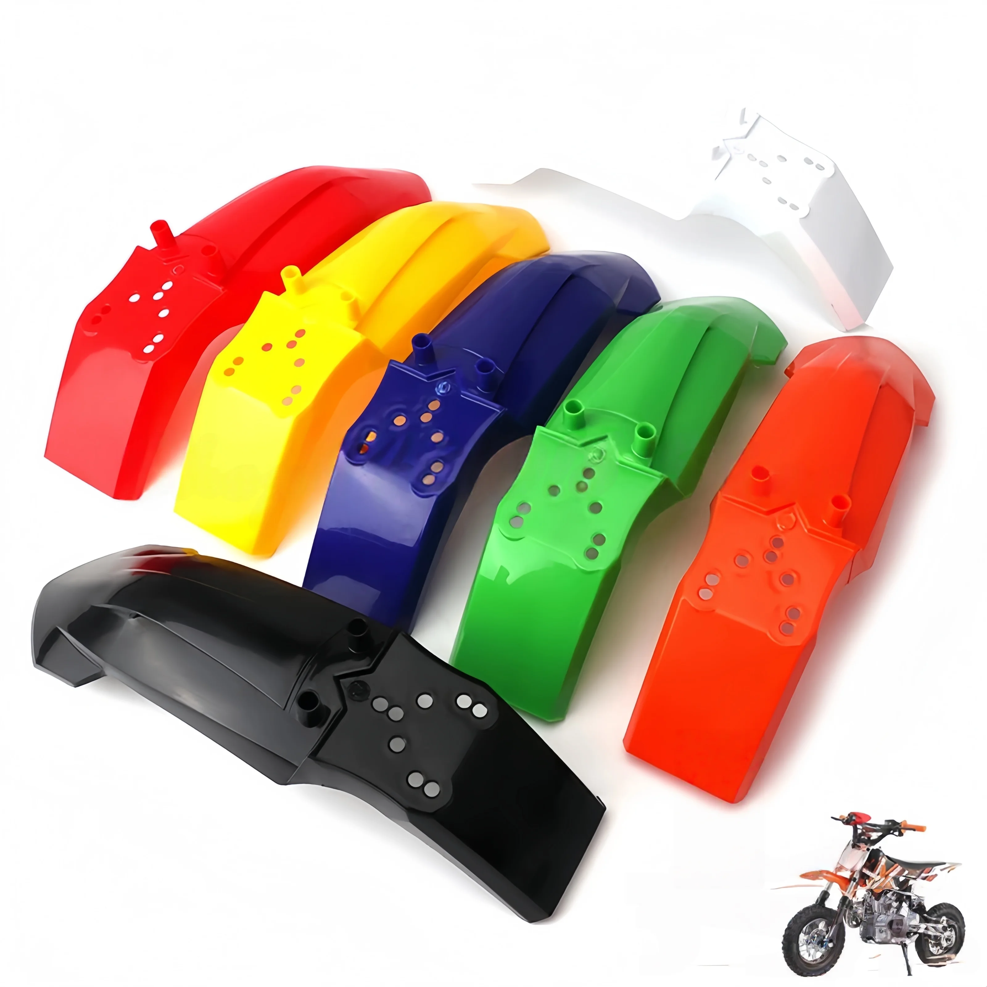 Motorcycle Front Fender Front Mudguard Wheel Splash Proof Shield Guard for KTM 50 SXF SX XCW Pit Bike Dirt Bike Universal Parts