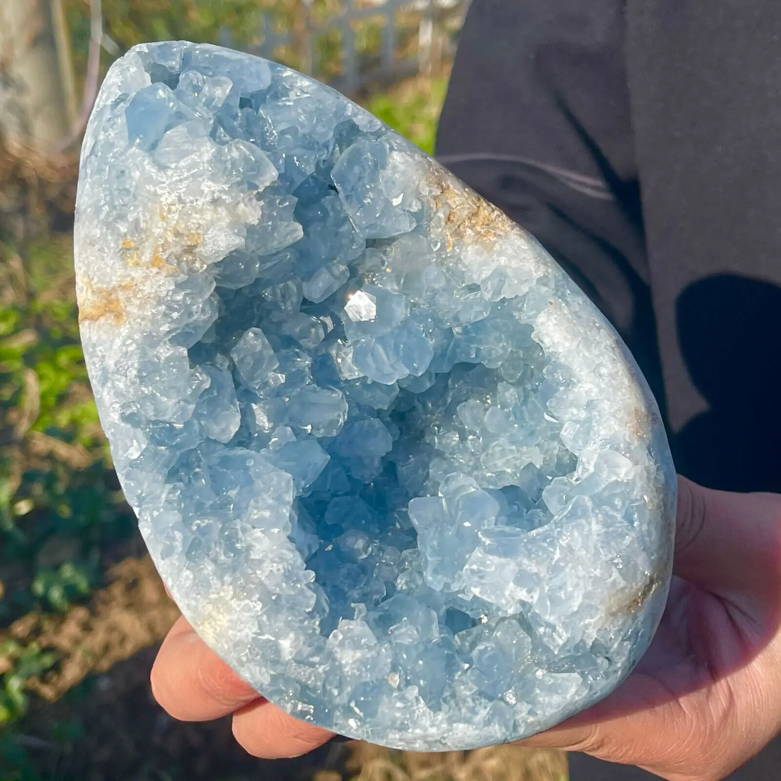 1pc Natural ultramarine lapis lazuli cluster crystal cave specimens from Madagascar