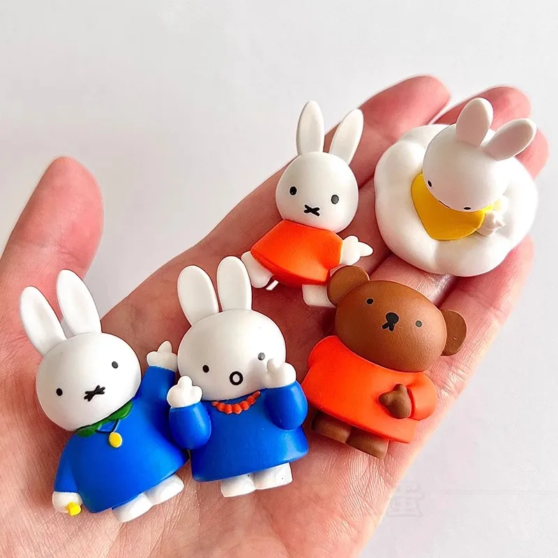 Bandai Original Gashapon Miffy POINT AT! Brinquedos para crianças presente enfeites de modelo colecionável