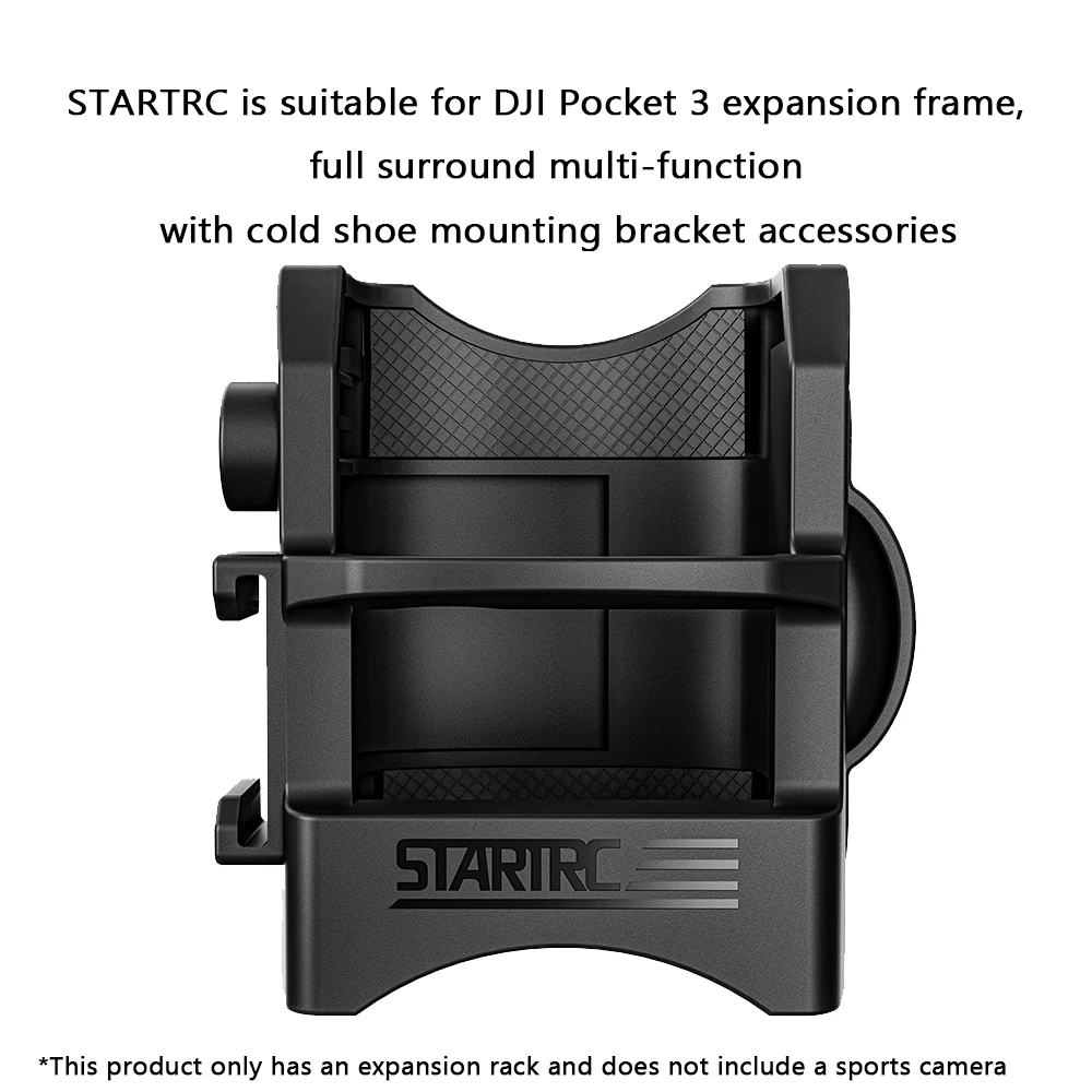 STARTRC is suitable for DJI Pocket 3 expansion frame, full surround multi-function with cold shoe mounting bracket accessories