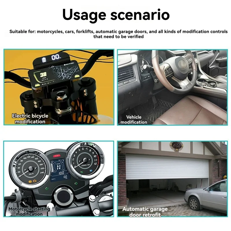 指紋アクセスコントローラー NFC 電気ロック制御リレーモジュール IC カード誘導スイッチ自転車 DIY ロック解除 S3-A86G