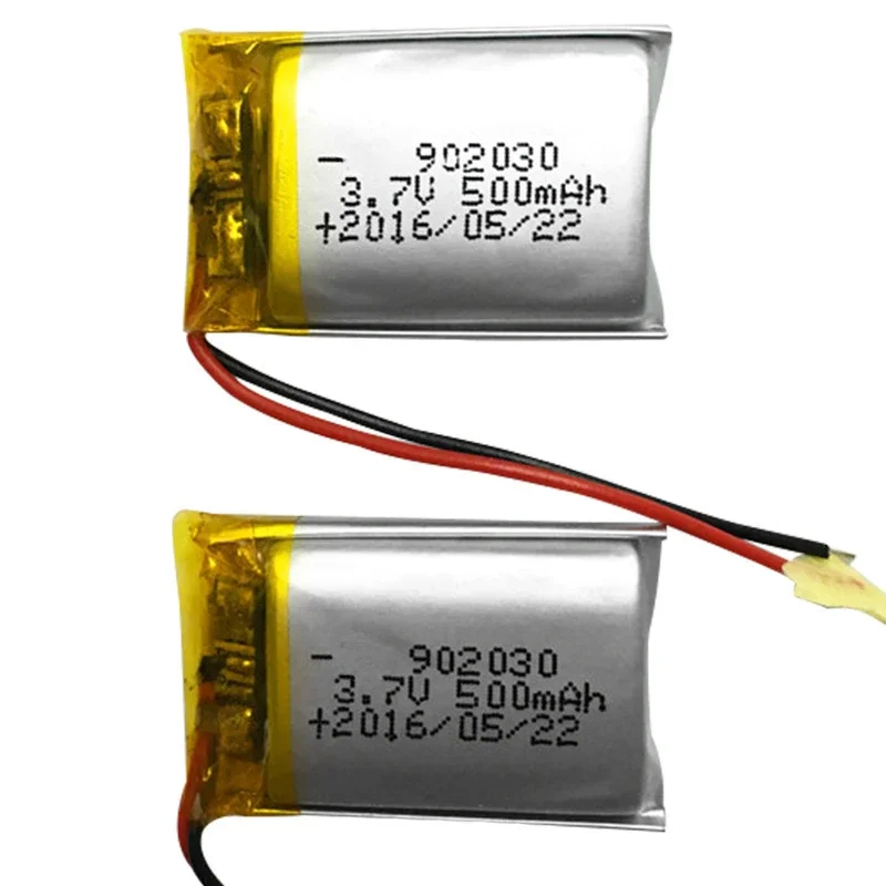 1--10 قطعة 902030 500mah بطارية ليثيوم بوليمر مناسبة لمدلك العين أجراس الباب كراسي التدليك جزازات العشب أضواء الطوارئ