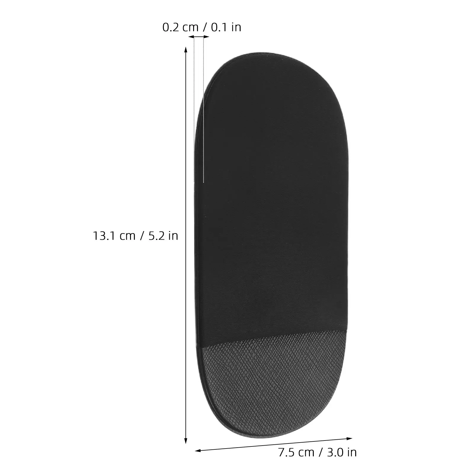 Adhesive Black Laptop Mouse Holder Portable Mouse Carrying Case Organizer Computer Accessories Pouch Travel Office Essentials