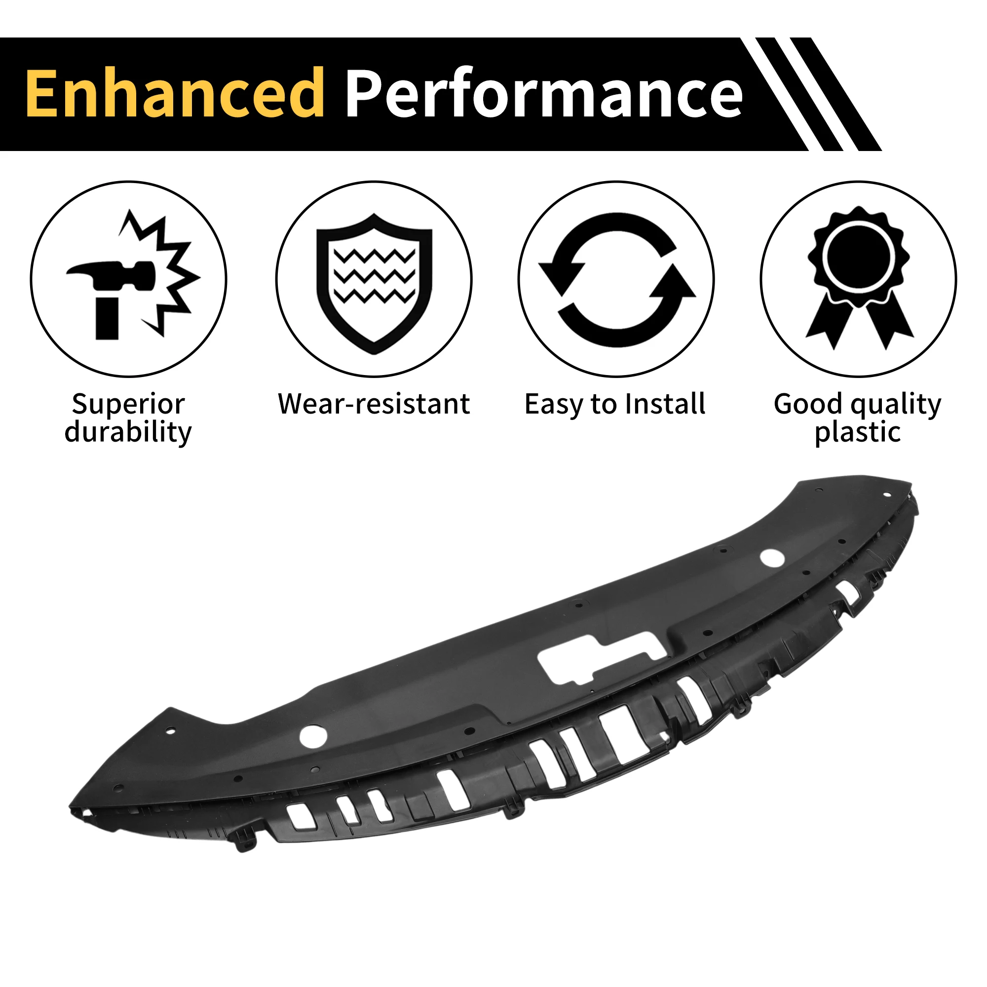 UXCELL Coperchio supporto radiatore per Kia Optima 2019-2020 No.86360D4500/86360D5500 ABS