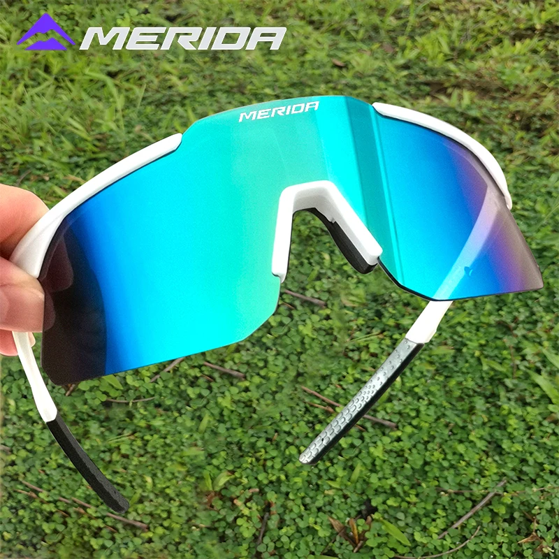 

Merida 2025 Hot SaleCycling Glasses UV400Anti FogWrap AroundWindproof4 Lenses