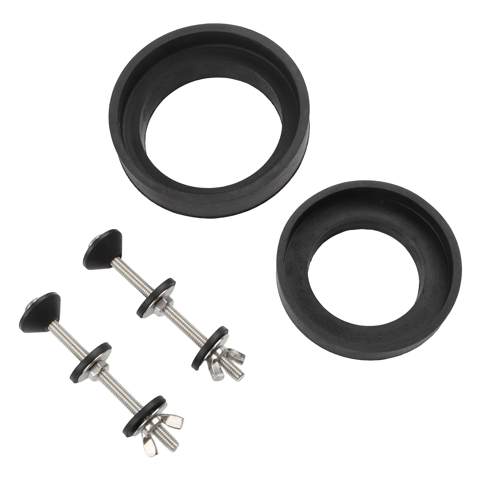 Toilet Maintenance Black Toilet Cistern Parts Convenient Replacement Easy Installation Home Maintenance Tool Secure Connection