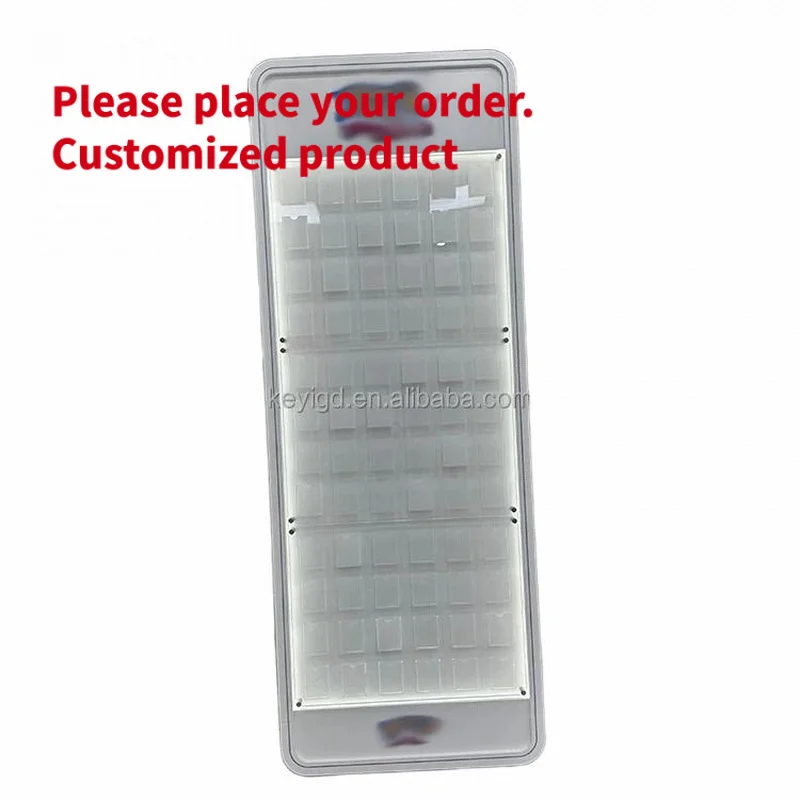 custom.TGC Store Wall Mounted Trading Card Display With White Acrylic Backboard Graded Sports & Baseball Card Display Stand