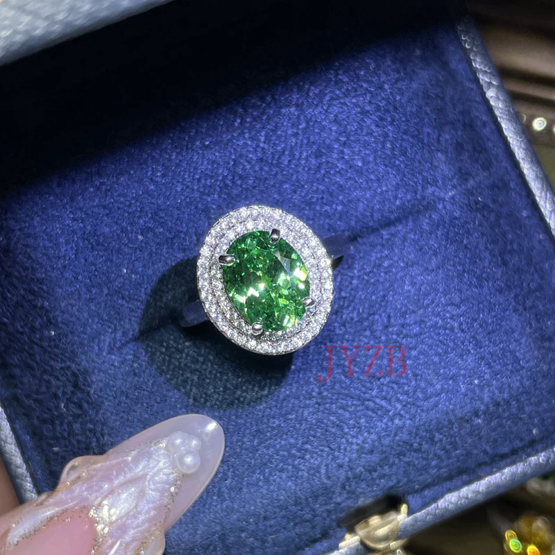 

100% natural luxurious tourmaline gemstone 925 silver adjustable ring - 4ct gemstone - perfect gift for your girlfriend