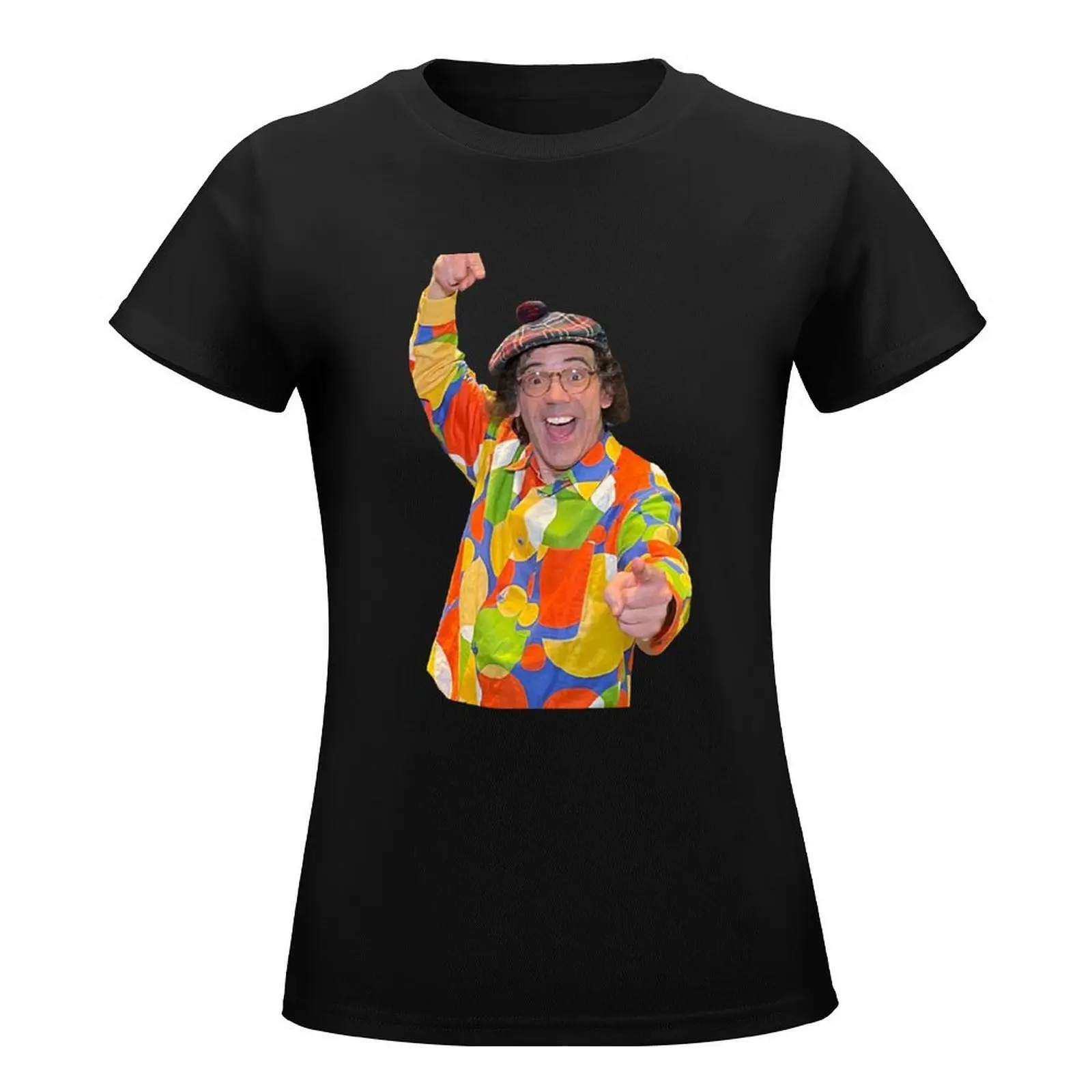 Nardwuar Human Serviette Cutout Excited Happy Interview Hip Hop Rap T-Shirt funnys cropped t shirts for Women