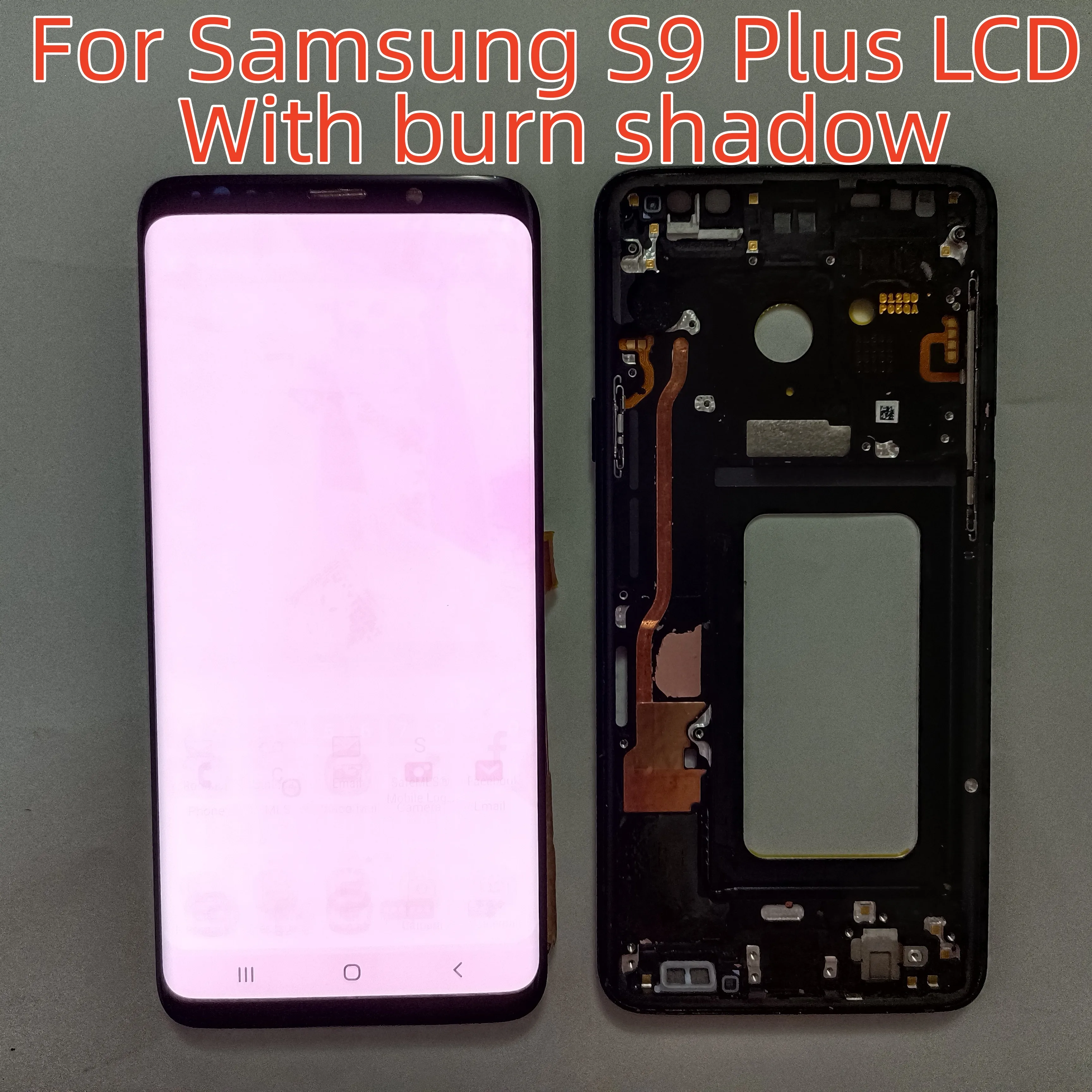 100% tests AMOLED Display for SAMSUNG Galaxy S9 Plus G965 G965F SM-G965F/DS S9+ LCD Display Touch Screen Digitizer Burn shadow