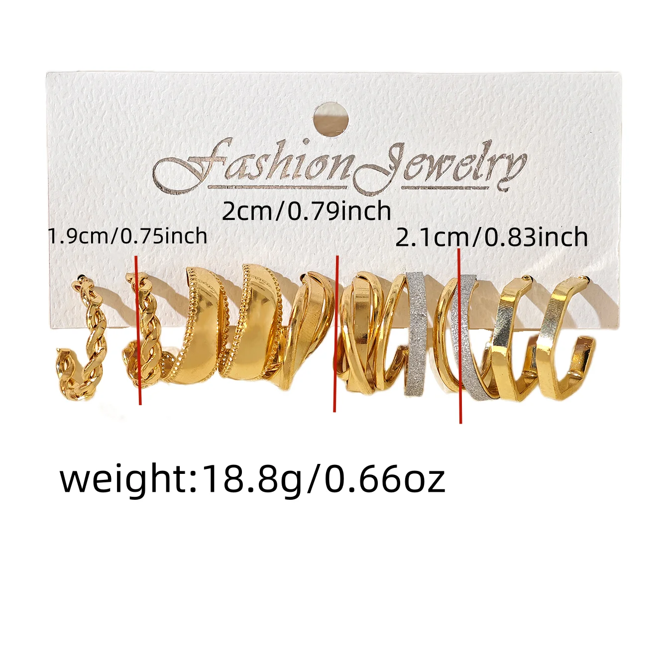 مجموعة أقراط هندسية مربعة الشكل من الاتحاد الأوروبي والولايات المتحدة الأكثر مبيعًا عبر الحدود - أقراط دائرية راقية للنساء #4