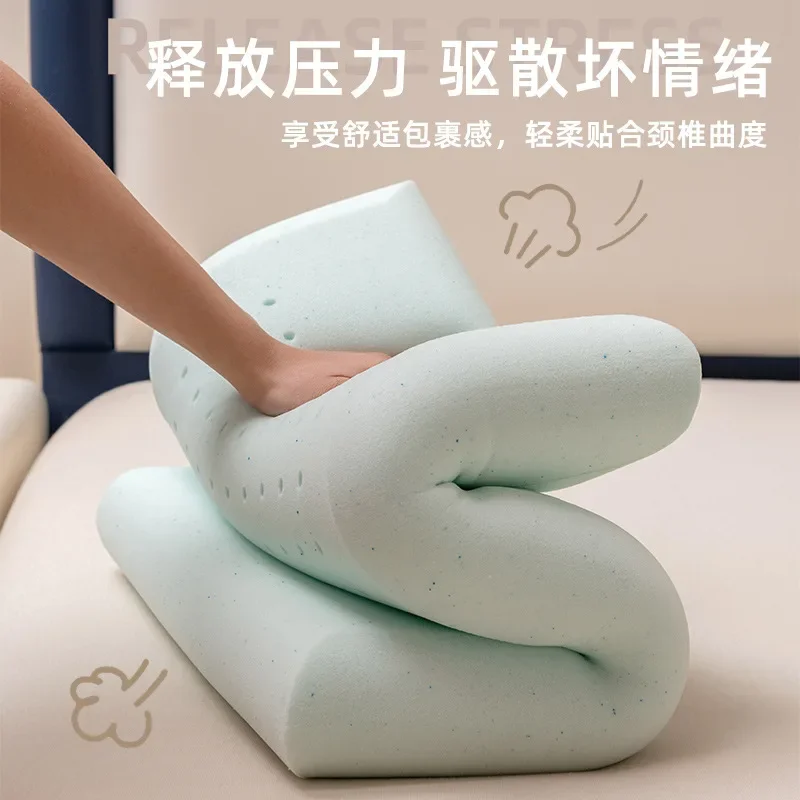 Pillow Hotel Memory Cotton Pillow Slow Rebound Cervical Spine Protection Sleep Not Collapse Core Household