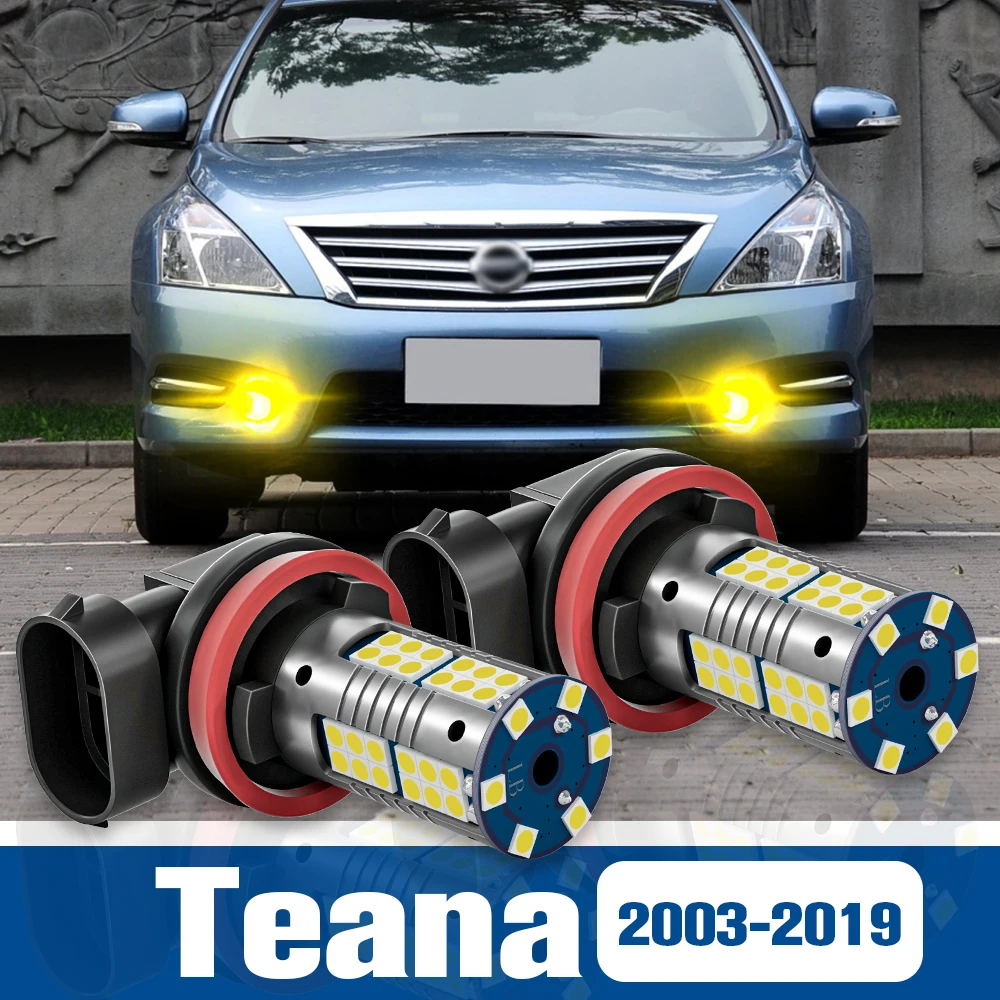 

2pcs LED Fog Light Blub Lamp Accessories Canbus For Nissan Teana J31 J32 J33 2003-2019 2010 2011 2012 2013 2014 2015 2016 2017