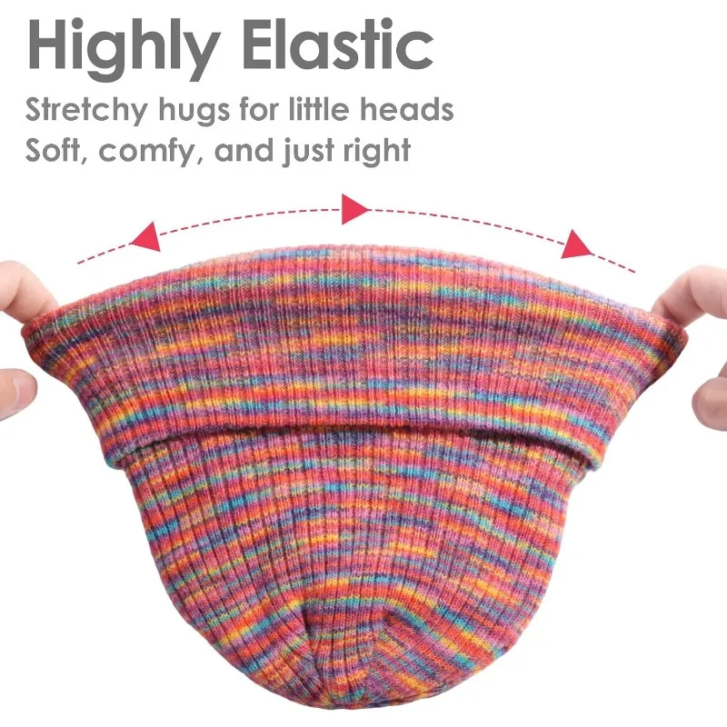 مجموعة وشاح قفازات قبعة شتوية للأطفال: قفازات صغيرة مبطنة بالصوف الدافئ ودفء للرقبة للأولاد والبنات من سن 4 إلى 10 سنوات