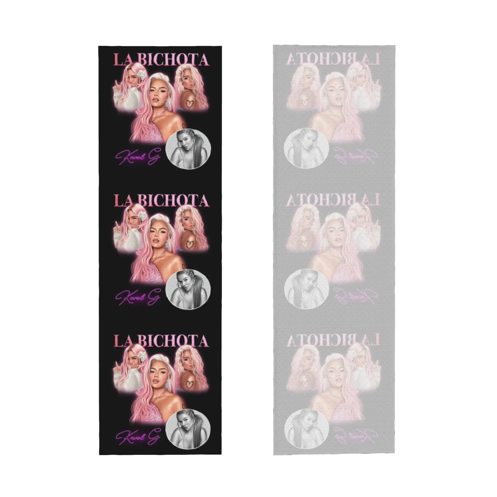 Reggae Ainger Karol G Bichota Season Cold Exercise Towel Face Towel Quick Dry  Bath Breathable Cold Towel