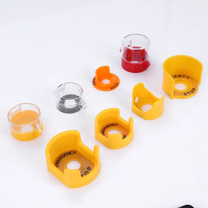 16/22mm Emergency Stop Push Button Switch Accessory Protective Cover LA38-11 Self Reset Buttons Knob Box Small Size