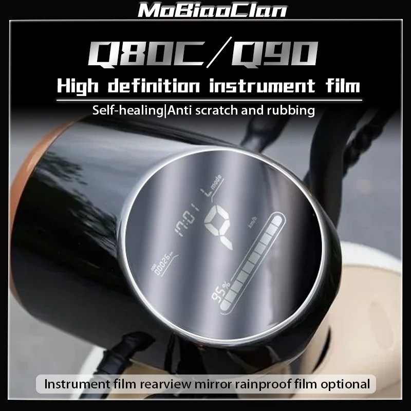 

For Ninebot Q80C Q90 Motorcycle Cluster Scratch Protection Film Dashboard Screen Protector Light Film Accessories