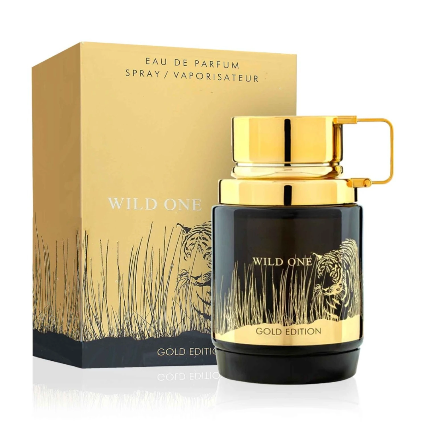 Wild One Gold Edition Eau De Parfum 100ml for Men Oriental Woody Cologne Oud Sandalwood Vanilla Long Lasting Signature Appeal