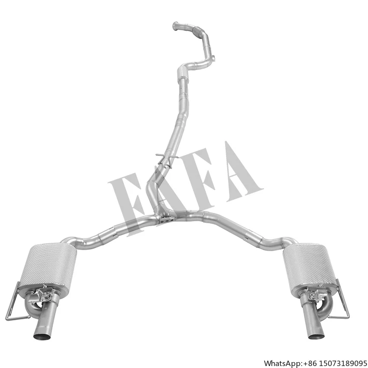 

Для BMW E53 3.0T 2021: Выхлопная система в задней секции с оригинальным клапаном, глушителем и теплоизоляцией