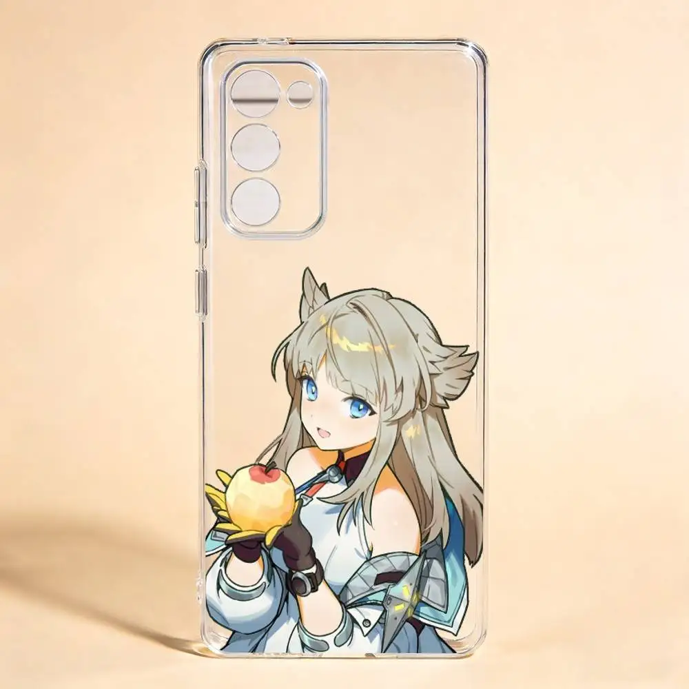 Perlica Arknights Endfield  For Samsung Galaxy S24 S25 S23 S22 S21 Transparent Cover Phone Case