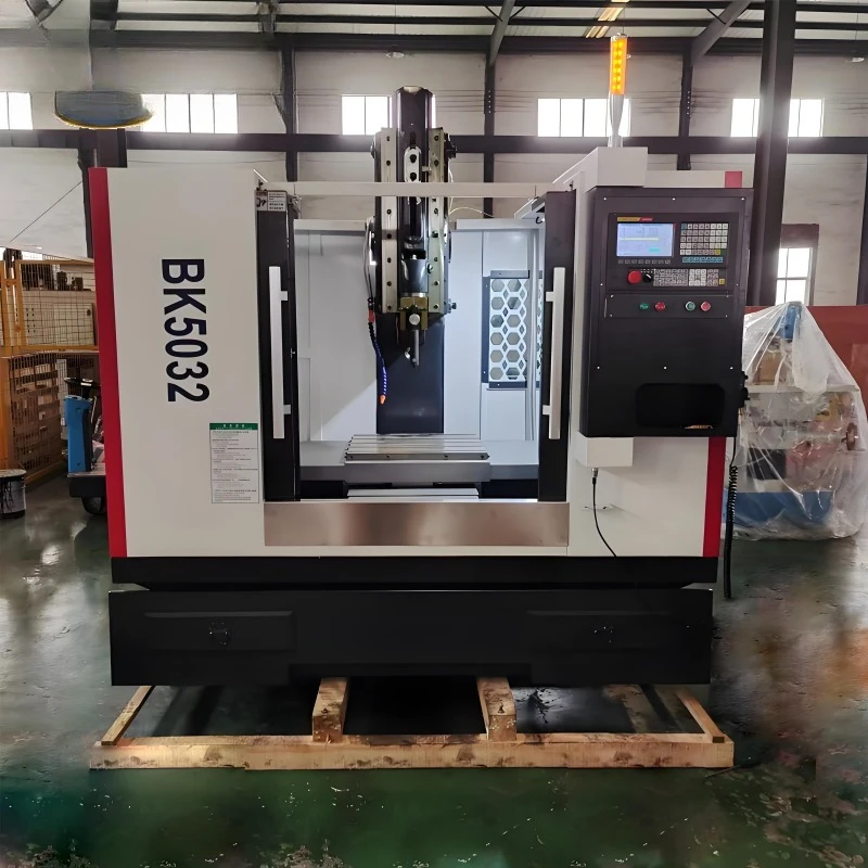 Máquina Ranuradora Vertical CNC Automática de Alta Precisión BK5032, Controlada por PLC, Multifuncional