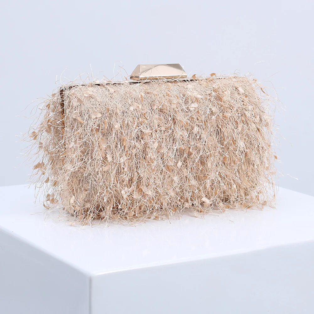 Tassel Banquet Bag Sexy Women's Bag Festival Celebrate Prom Evening Dress Bag Birthday Night Party Handbag Elegant Evening Bag