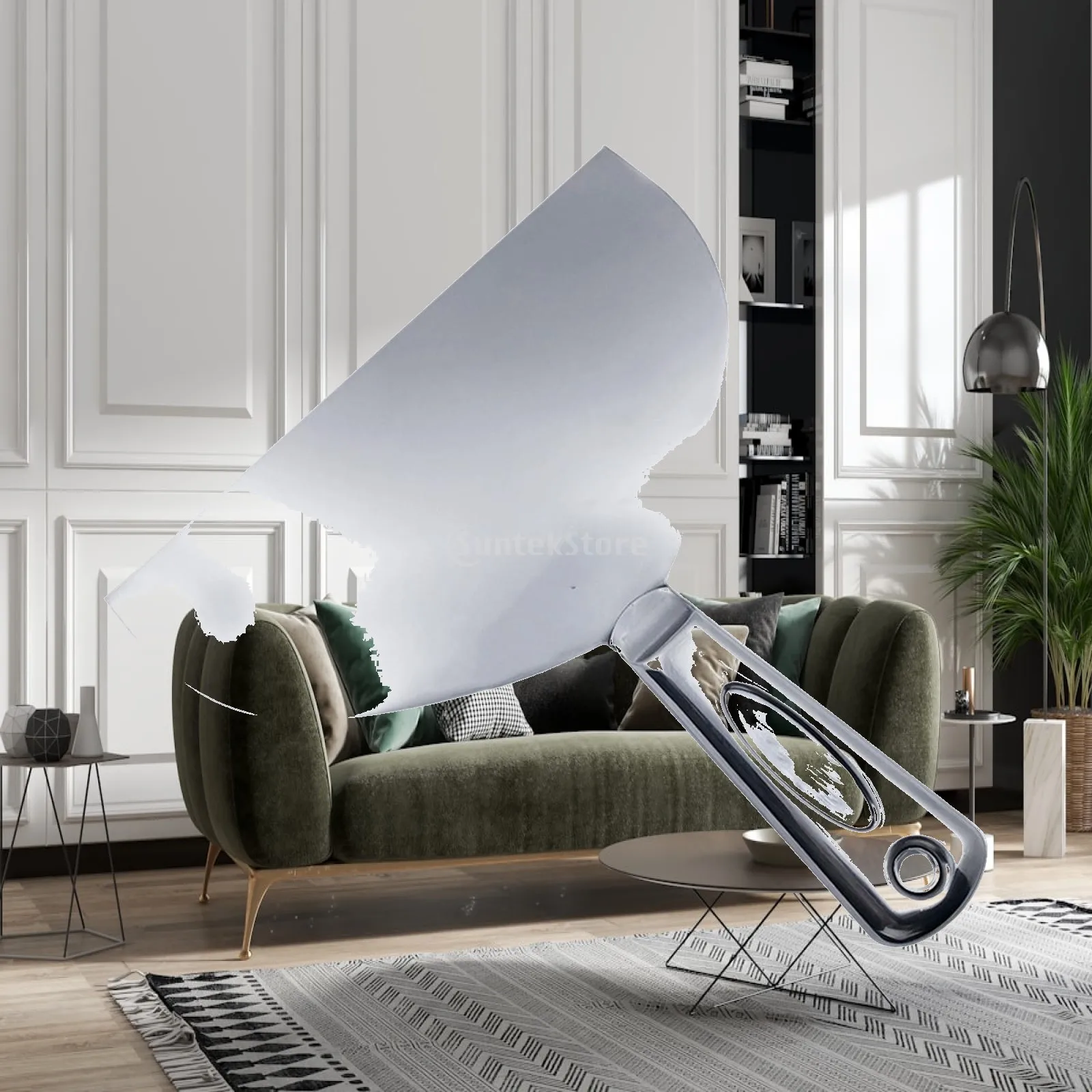 High Carbon Steel Putty Scraper Flexible Wallpaper Paint Knife for Drywall Repair and Construction Projects